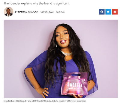 Sweeter Juice Skin just got featured on Rolling Out!