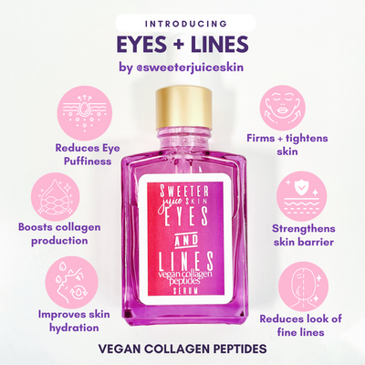 Eyes + Lines | Vegan Collagen Peptides Serum - Sweeter Juice Skin