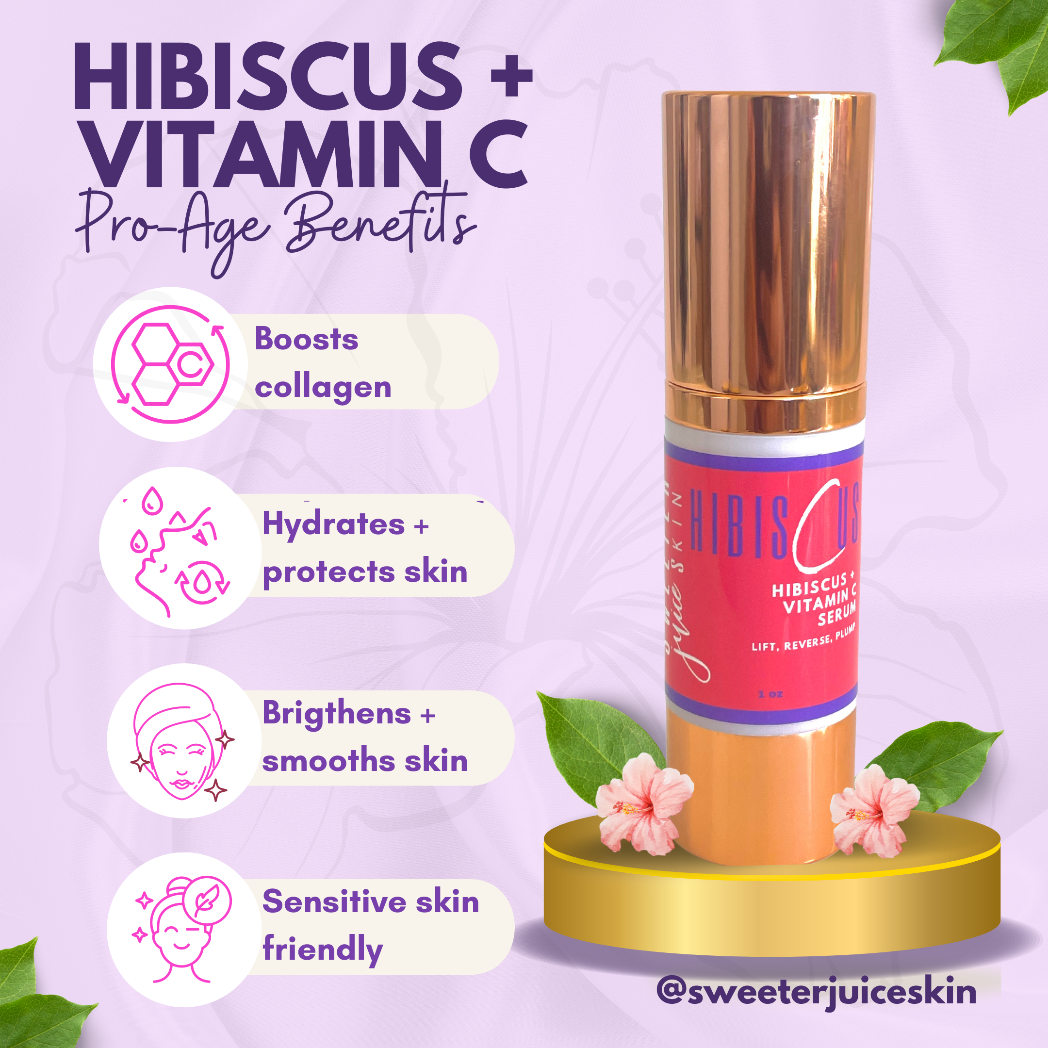 HibisCus + Vitamin C Serum - Sweeter Juice Skin